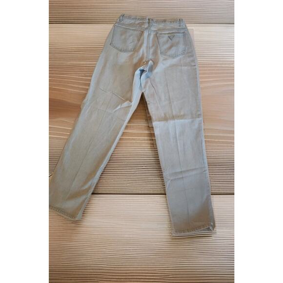 VTG 90s Guess Blue Denim Jeans High Waist Buggy Made In USA Size 32 X 34.5" - Picture 1 of 15